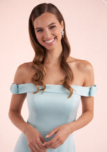 Load image into Gallery viewer, Jasmine B273007 Off the Shoulder Long Gown with Bows on the Shoulder