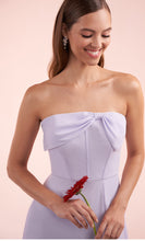 Load image into Gallery viewer, Jasmine B273014 Strapless Chiffon Long Gown with Side Bow along Neckline