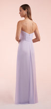 Load image into Gallery viewer, Jasmine B273014 Strapless Chiffon Long Gown with Side Bow along Neckline