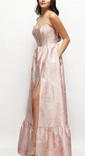 Load image into Gallery viewer, Dessy 3152 Satin Twill Print with Corset Bodice