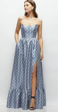 Load image into Gallery viewer, Dessy 3152MDJ Strapless Print Dress with Corset Bodice