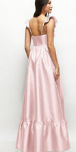 Load image into Gallery viewer, Dessy 3146 Satin Corset Dress with Ruffle Straps