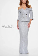 Load image into Gallery viewer, Montage M849 Silver Off the Shoulder