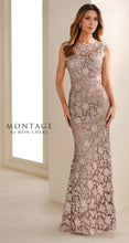 Load image into Gallery viewer, Montage 119958 Gorgeous Ombré Lace Long Gown with Sleeve