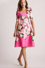 Load image into Gallery viewer, Teri Jon 25837 Square Neck Floral Dress with Sleeves