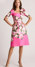 Load image into Gallery viewer, Teri Jon 25837 Square Neck Floral Dress with Sleeves