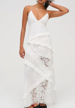 Load image into Gallery viewer, For Love and Lemons Rosalyn White Maxi Dress
