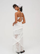 Load image into Gallery viewer, For Love and Lemons Rosalyn White Maxi Dress