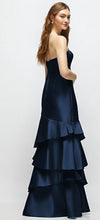 Load image into Gallery viewer, Dessy 3175 Luxe Satin Strapless Gown