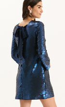 Load image into Gallery viewer, Tyler Boe Daphne Payette Dress in Navy