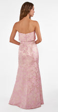 Load image into Gallery viewer, Jacquard B283023 Strapless Jacquard Dress with Fold Over Bust