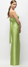 Load image into Gallery viewer, Dessy D891 Strapless Maxi Column Dress with Cuff Neckline and Bow