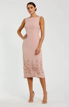 Load image into Gallery viewer, Macduggal 11853 Sleeveless Crepe Midi Dress with Floral Detail