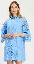 Load image into Gallery viewer, Tyler Boe Penny Eyelet Tunic Dress in Vista Blue