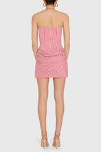 Load image into Gallery viewer, Amanda Uprichard Mariah Dress in Red and White Gingham