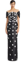 Load image into Gallery viewer, Daymor 3220 Strapless Long Gown with Flower Appliqué Detail