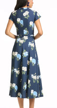 Load image into Gallery viewer, Sachin and Babi Jasmine Dress in Maritime Corsage Print