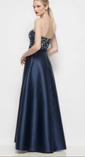 Load image into Gallery viewer, Dessy 3203MFS Strapless Twill Dress with Sequin Bodice