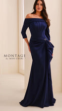 Load image into Gallery viewer, Mon Cheri M3212 Off the Shoulder Long Gown with Detachable Long Sleeves