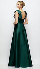 Load image into Gallery viewer, Dessy D884 Deep V-Neck Gown with Shoulder Bows