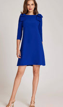 Load image into Gallery viewer, Teri Jon 237268 Bow Shoulder Crepe Dress