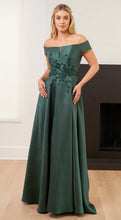 Load image into Gallery viewer, Jasmine K268014 Off the Shoulder Mikado Gown