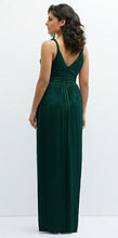Load image into Gallery viewer, Dessy 6880 Maxi Dress in Shimmering Metallic Dress