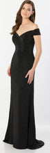 Load image into Gallery viewer, Montage M2234 Off the Shoulder Beaded Long Gown