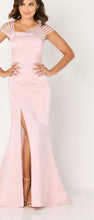 Load image into Gallery viewer, Cameron Blake CB786 Long Gown with Banded Sleeve