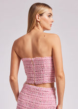 Load image into Gallery viewer, Generation Love Coraline Pink Melange Tweed Bustier