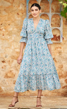 Load image into Gallery viewer, Neve and Noor Sophia Dress in Aquamarine
