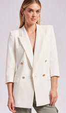 Load image into Gallery viewer, Generation Love Maxine Crepe Blazer in White