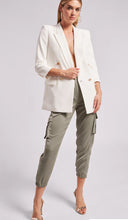 Load image into Gallery viewer, Generation Love Maxine Crepe Blazer in White