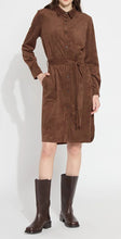 Load image into Gallery viewer, Lysse Vegan Suede Schiffer Dress