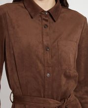 Load image into Gallery viewer, Lysse Vegan Suede Schiffer Dress