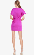 Load image into Gallery viewer, One33 Social Sienna Draped Mini Dress in Fuchsia
