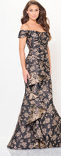 Load image into Gallery viewer, Montage M905 Off the Shoulder Brocade Long Gown