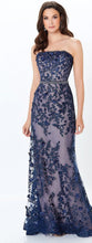 Load image into Gallery viewer, Montage 118961 English Rose Strapless Tulle and Lace Gown