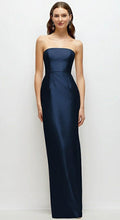 Load image into Gallery viewer, Dessy D877 Strapless Satin Twill Long Gown