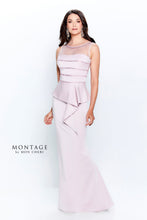 Load image into Gallery viewer, Montage 120903 Classic Sleeveless Gown with Beading and Illusion