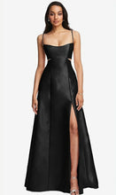 Load image into Gallery viewer, Dessy D840 Open Neckline Twill Gown with Cut-outs
