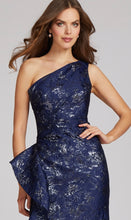 Load image into Gallery viewer, Teri Jon 209064 Jacquard Long One Shoulder Gown