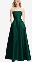 Load image into Gallery viewer, Dessy D843 Strapless Twill Maxi Dress