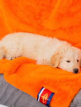Load image into Gallery viewer, Pretty Rugged Orange Long Lap Blanket