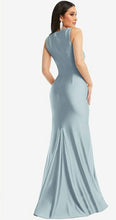 Load image into Gallery viewer, Dessy CS113 Square Neck Stretch Satin Long Dress