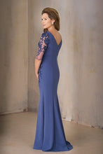 Load image into Gallery viewer, Jade Couture K208002U Crepe embroidered dress with Sleeves