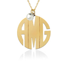 Load image into Gallery viewer, Block Monogram With Pearl