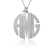 Load image into Gallery viewer, Block Monogram With Pearl