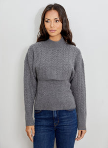 Design History Pewter Cashmere 2-Piece Sweater Set