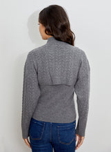 Load image into Gallery viewer, Design History Pewter Cashmere 2-Piece Sweater Set

